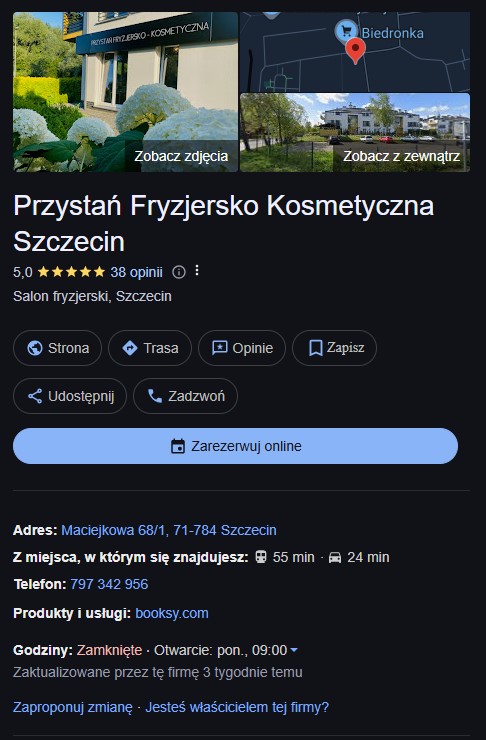 Google moja firma